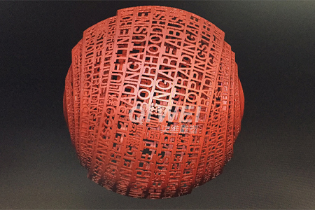 3D打印镂空球体小样稿
